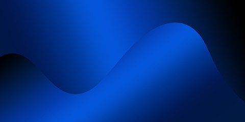 

Flowing blue waves with shadow effects and fluid gradients. Dynamic trendy abstract background