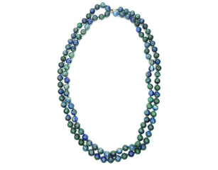 fashion beads necklace jewelry with semigem crystals jasper