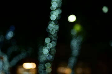 Night city light - bokeh background on this photo,	blur image light from street in night time.