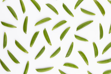 Pea isolated on a white background.