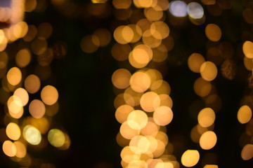 The blur of the lights is a beautiful bokeh at night.