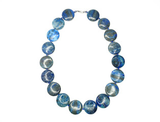 fashion beads necklace jewelry with semigem crystals jasper