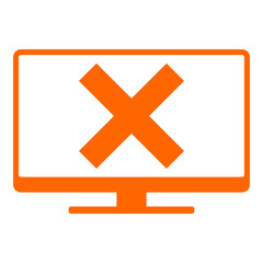 Obraz premium Kreuzung und Monitor