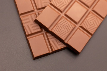 Chocolate on a dark background