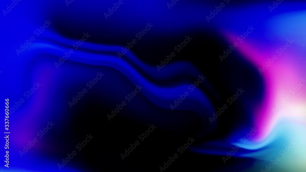 Poster trendy fluid blurred gradient background loop animation. colorful abstract liquid 3d shapes vibrant 