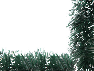 Obraz premium Christmas background with Christmas tree and decorations