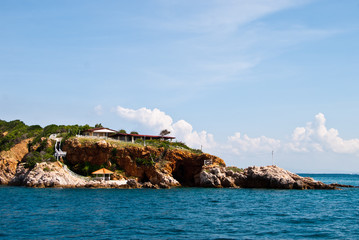 Fototapeta premium View of the southern tip of the island of Ko Khrok