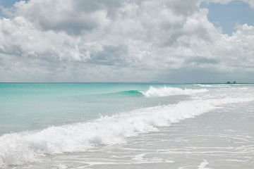 sandy beach by the ocean