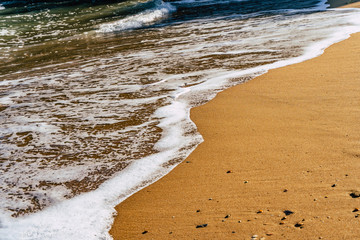 Ocean waves in Algarve, Portugal