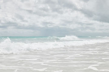Fototapeta na wymiar sandy beach by the ocean