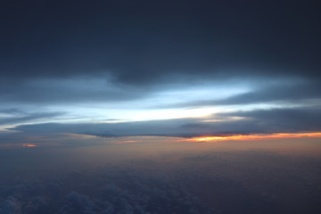Fototapeta na wymiar In flight over Vietnam