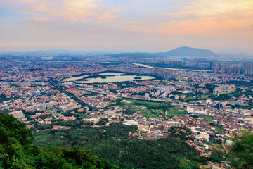 Panorama of Quanzhou City, China