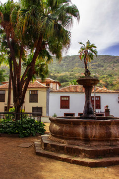 Plaza in Icod de los Vinos, Teneriffa, Spanien