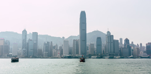 Obraz premium Hong Kong skyline ,China.