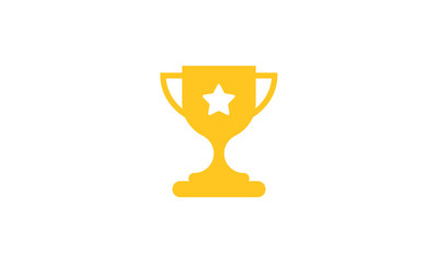 Trophy icon vector ,Trophy logo illustation