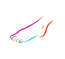Obraz na płótnie Canvas Foot logo vector template, Creative of Foot logo design concepts
