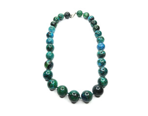 fashion beads necklace jewelry with semigem crystals jasper