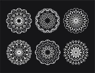 Ethnic ornamental mandala design abstract background