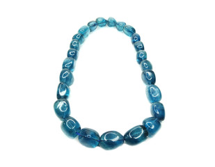 fashion beads necklace jewelry with semigem crystals amethyst