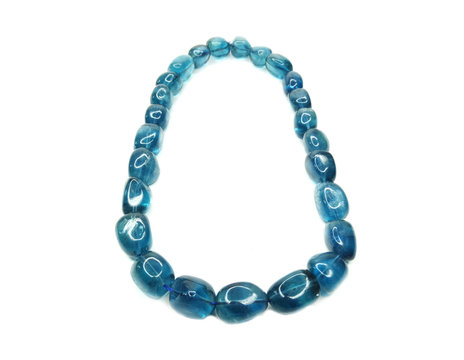fashion beads necklace jewelry with semigem crystals amethyst