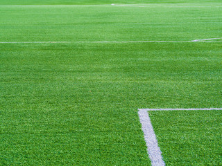 soccer field green with markup elements