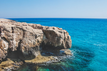 Mediterranean sea landscape. Ayia napa, Cyprus