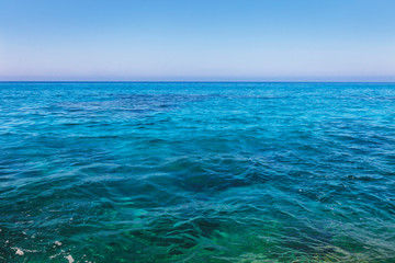 Fototapeta na wymiar Turquoise Mediterranean sea near Cyprus island