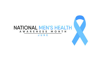 Vector illustration on the theme of National Men's Health awareness month observed each year during June.