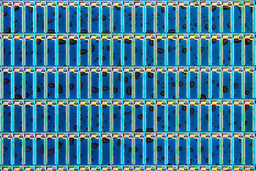 Liquid crystals. Extreme close up of a mobile LCD screen