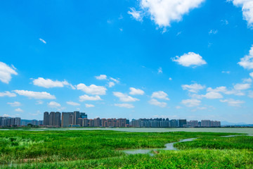 Panorama of Quanzhou City, China