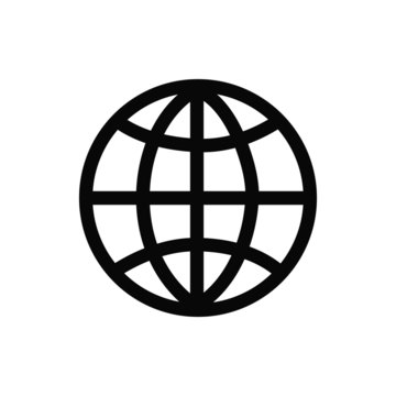 earth globe icon vector illustration