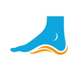 Deurstickers Foot logo vector template, Creative of Foot logo design concepts © shuttersport