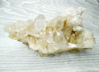 clear quartz geological natural crystals cluster