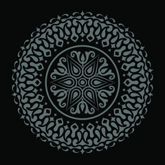 mandala round ornament