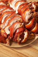 Korean pig trotters dish 
