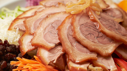 Korean pig trotters dish 