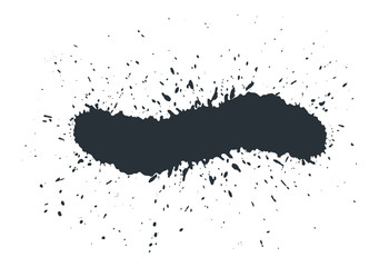 Abstract ink splash banner.