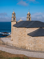 Basilica Virxe da Barca/Virgen de la Barca in Muxia, Death Coast, La Coruna, Galicia, Spain
