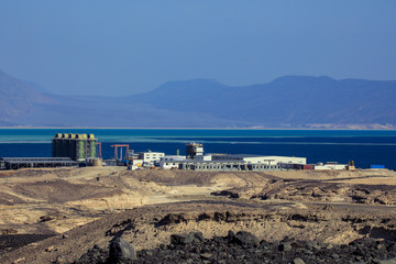 Manufacturing of the Salt from the Lake Assal, Djibouti 