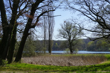 Park Sacrow mit Blick über die Havel