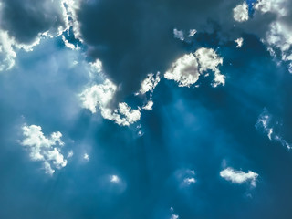 Fototapeta premium sun and clouds
