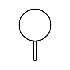 Ice cream icon vector illustration isolated on white background