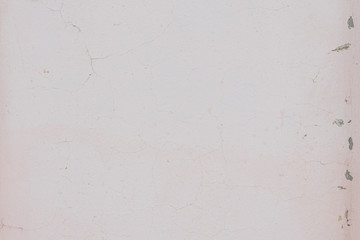 Texture of old pink cement wall with crack background