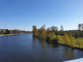 Blick auf die Ruhr von der Mendener Brücke - Mülheim an der Ruhr