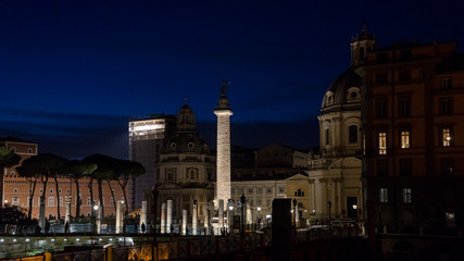 Fototapeta na wymiar Rome, The Trajan column 