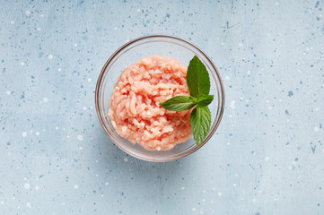 minced meat with spices