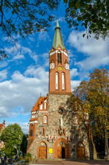 Church of St. George in Sopot. Poland. - obrazy, fototapety, plakaty