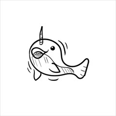 vector illustration of a fish