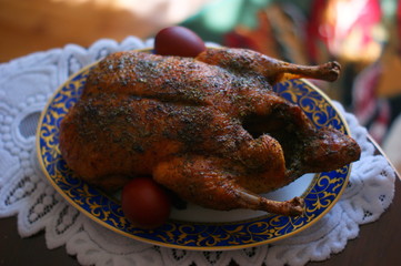 jedzenie, kaczka w sosie własnym,wielkanocna © Piotr
