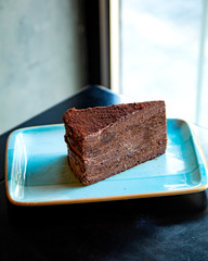 brownie cake on the table